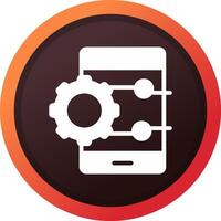 Project Management App Creative Icon Design vector