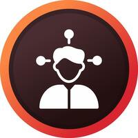 Multi-Tasking Creative Icon Design vector