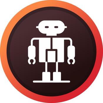 Robot Creative Icon Design vector