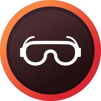 Lab Goggles Creative Icon Design vector