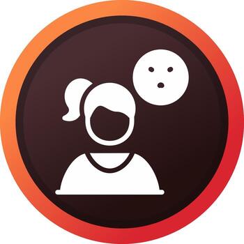 Amused Creative Icon Design vector