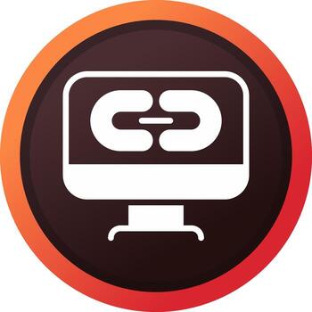 Link Creative Icon Design vector