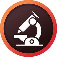 Microscope Creative Icon Design vector