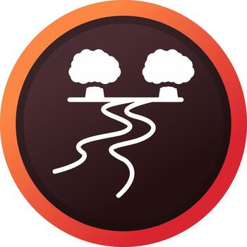 River Creative Icon Design vector