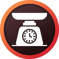 Weighing Machine Creative Icon Design vector