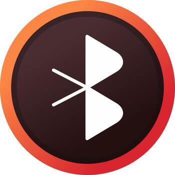 Bluetooth Creative Icon Design vector