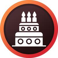 Cake Creative Icon Design vector