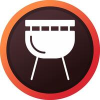 diseño de icono creativo de barbacoa vector