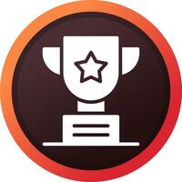 Trophy Creative Icon Design vector