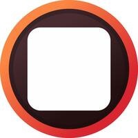 glyph Gradient Corner Design vector