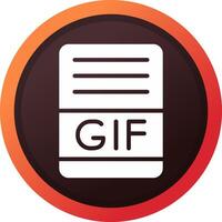 GIFs Creative Icon Design vector