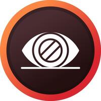 Glaucoma Creative Icon Design vector