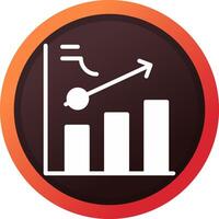 Clustered Bar Creative Icon Design vector
