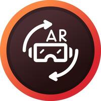 Vr Glasses Creative Icon Design vector