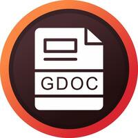 glyph Gradient Corner Design vector