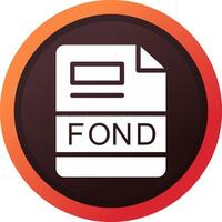 FOND Creative Icon Design vector