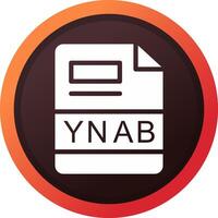 ynab creativo icono diseño vector