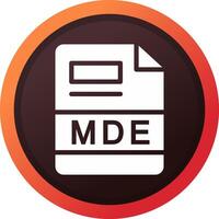 MDE Creative Icon Design vector