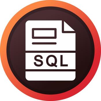 SQL Creative Icon Design vector