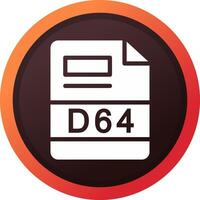 D64 Creative Icon Design vector