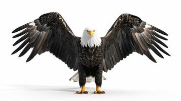 AI generated View of a Beautiful Eagle Birds full body photo