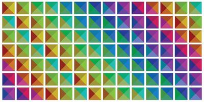 Geometric full color vector with white square stripes.