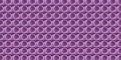 Geometric hexagonal pattern purple vector for background design.