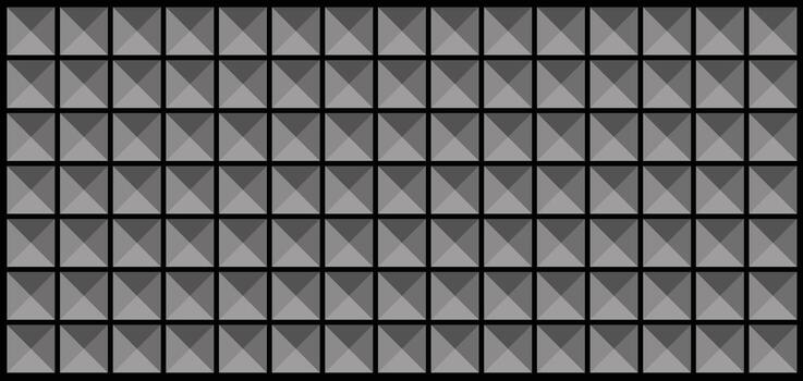 geometric in grey color vector with dark square lines.