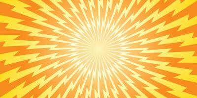 Sun-burst shine rays vector illustration for leaflet, brochure, booklet.