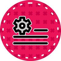 Deploy rules Line Filled Sticker Icon vector