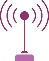 Antena Glyph Two Colour Icon vector