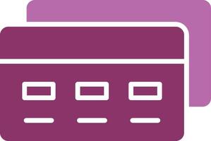 Payment Method Glyph Two Colour Icon vector