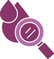 Hematology Glyph Two Colour Icon vector