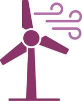 Windmills Glyph Two Colour Icon vector