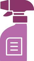 Cleaning Spray Glyph Two Colour Icon vector