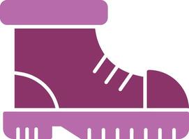 Boot Glyph Two Colour Icon vector