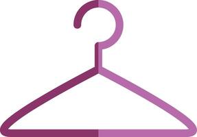 Cloth Hanger Glyph Two Colour Icon vector