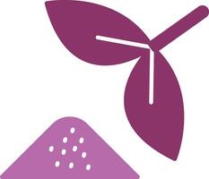 Herbal Glyph Two Colour Icon vector