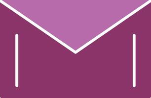 Mail Glyph Two Colour Icon vector