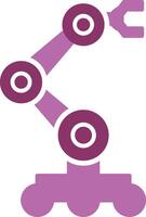 Robotics Glyph Two Colour Icon vector