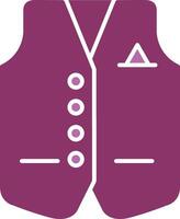 Vest Glyph Two Colour Icon vector