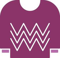 Jersey Glyph Two Colour Icon vector