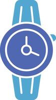 Wristwatch Glyph Two Colour Icon vector