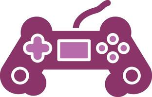 Game Controller Glyph Two Colour Icon vector