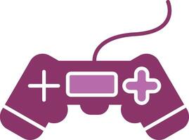 Video Game Glyph Two Colour Icon vector