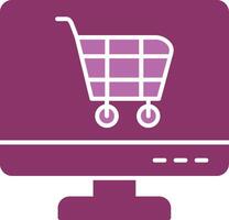 Ecommerce Glyph Two Colour Icon vector