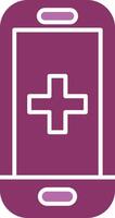 Health Glyph Two Colour Icon vector