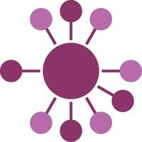 Diagram Glyph Two Colour Icon vector