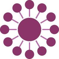 Diagram Glyph Two Colour Icon vector