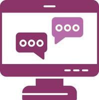 glyph two color icon vector